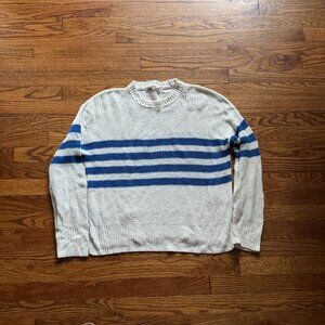 Faherty Miramar Linen Crewneck Sweater, Size Small